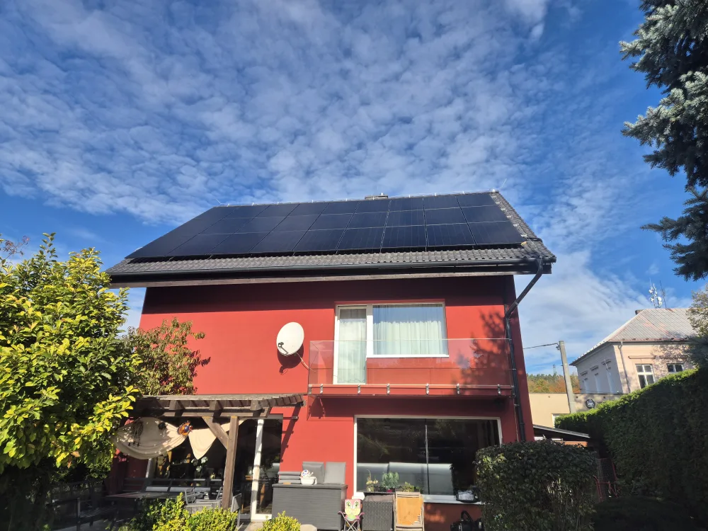 Rodinný dům s FVE 15 kWp