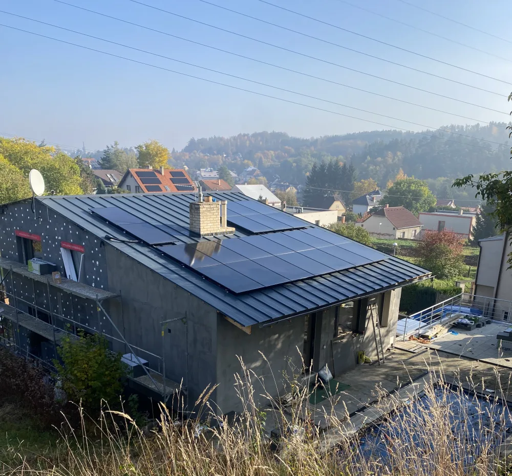 Rodinný dům s FVE 6,5 kWp