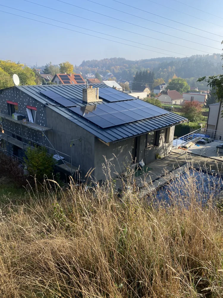 FVE 15 kWp – rodinný dům