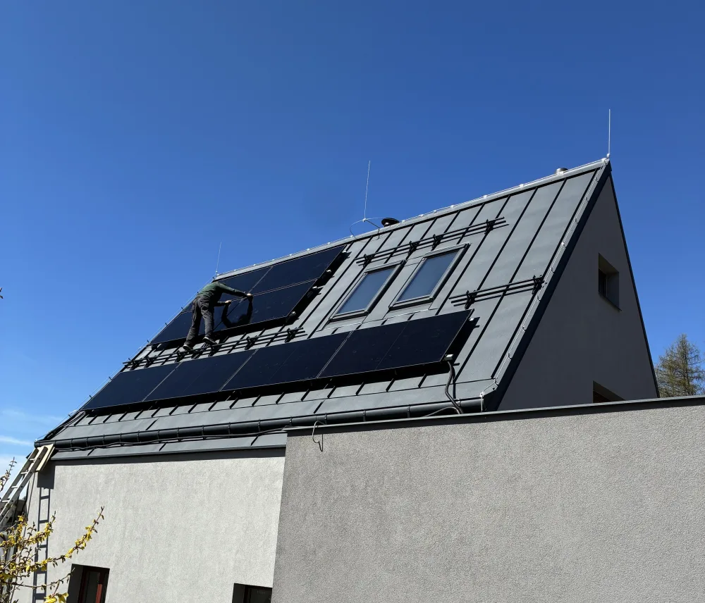 Rodinný dům s FVE 10 kWp